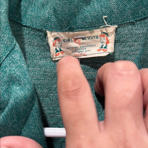 Authentic 1940’s Girl Scout uniform   Excellent condition Button-Up Dress - Picture 2 of 9